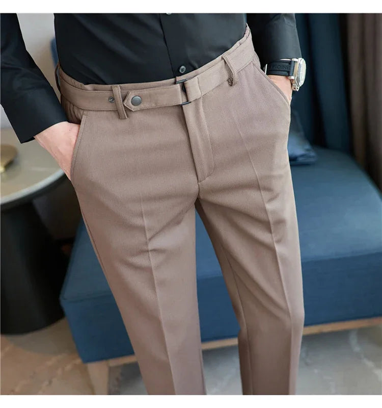 Men Slim Suits Pants