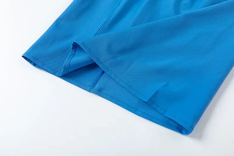 Wide Leg High waist Pants with Solid Micro Flare