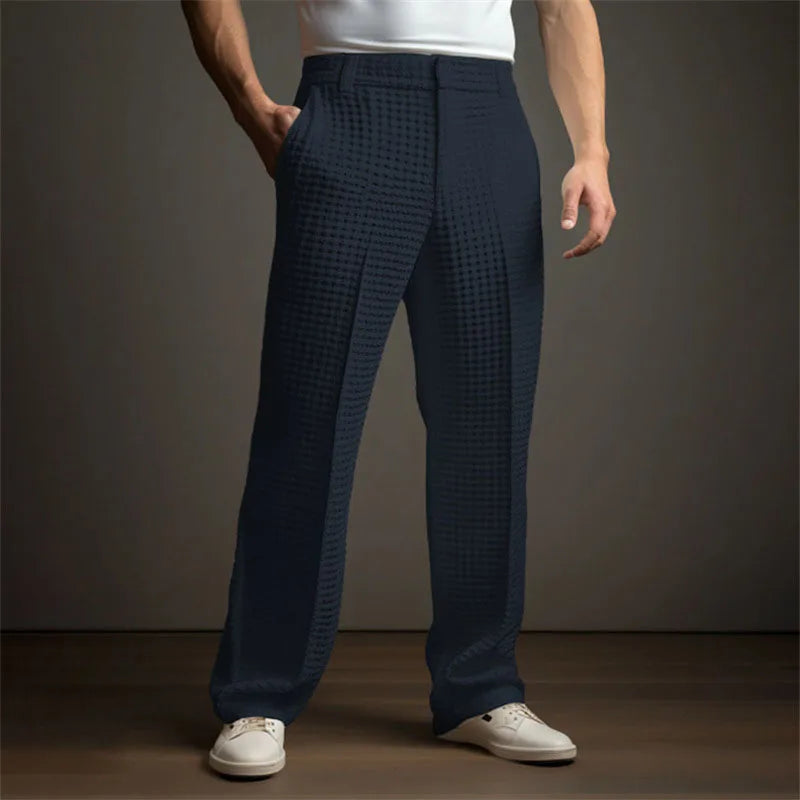 Twill Baggy Business Trousers For Men