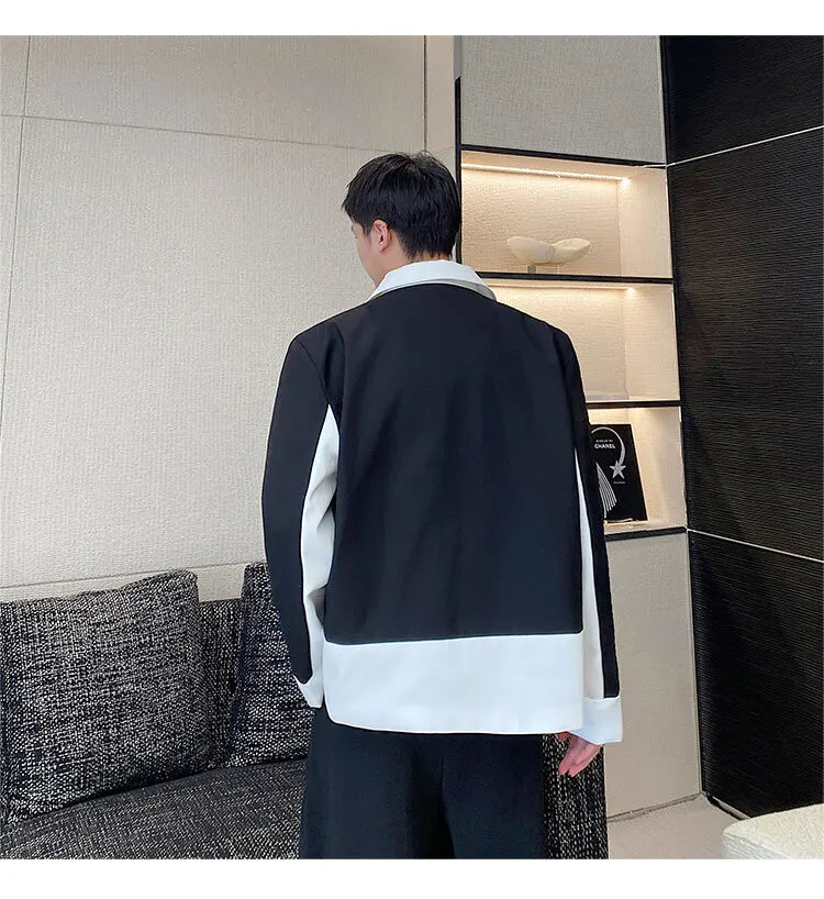 Casual Jacket High Quality Patchwork Design
