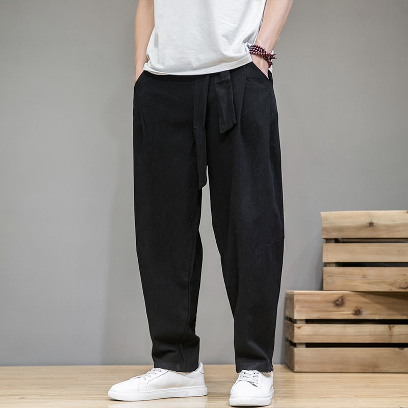 Spring Cotton Linen Pants - JELESACK