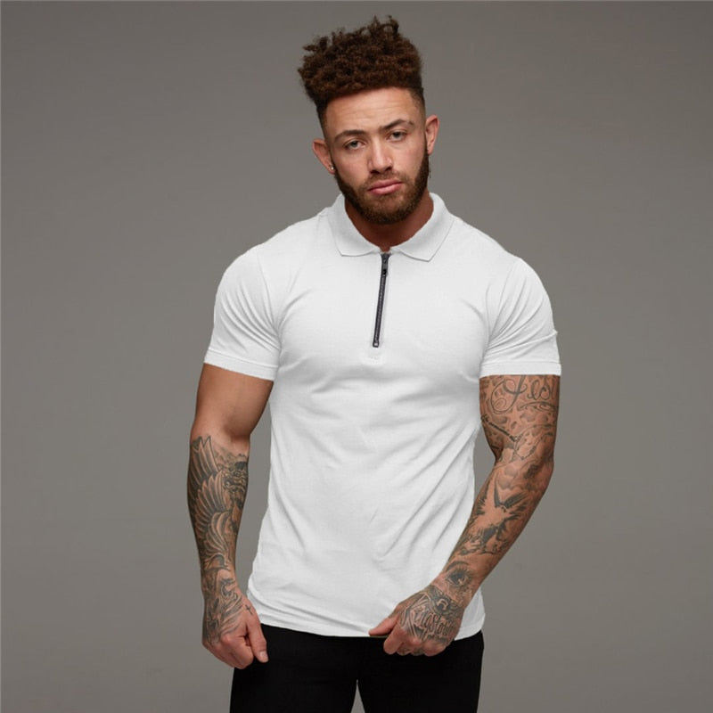 Plain Colour Short Sleeve  Shirt