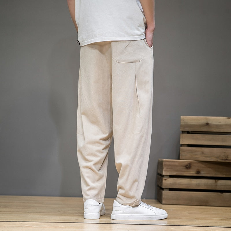 Spring Cotton Linen Pants - JELESACK