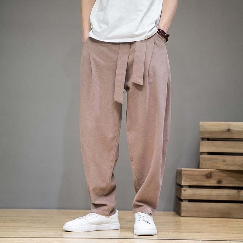 Spring Cotton Linen Pants - JELESACK