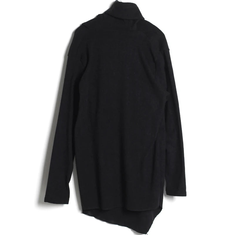 Loose-fitting irregular Turtleneck - JELESACK