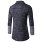 Retro Stitching Cardigan Men Sweater