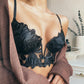 Lace Embroidery Brassiere Lingerie Set - JELESACK