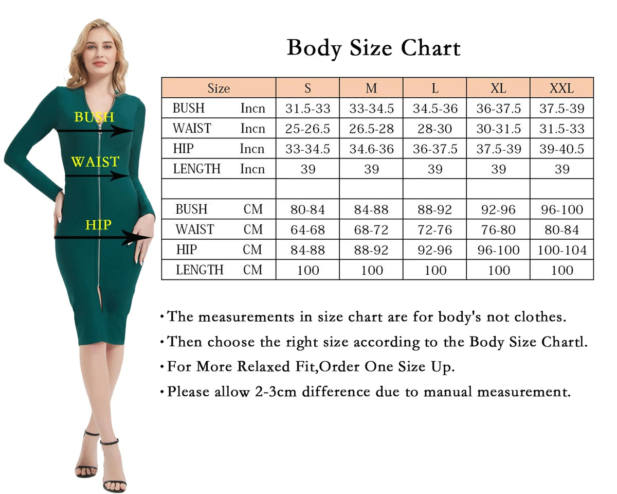 Deep V Neck Full Sleeves Women Bandage Bodycon Dress - JELESACK