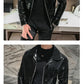 Faux Leather  Leather Jacket