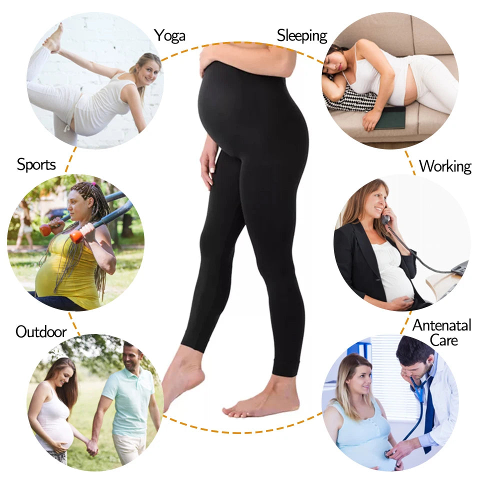 High Waist pregnancy Leggings - JELESACK