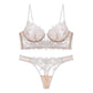 Lace Embroidery Brassiere Lingerie Set - JELESACK