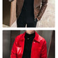 Faux Leather  Leather Jacket