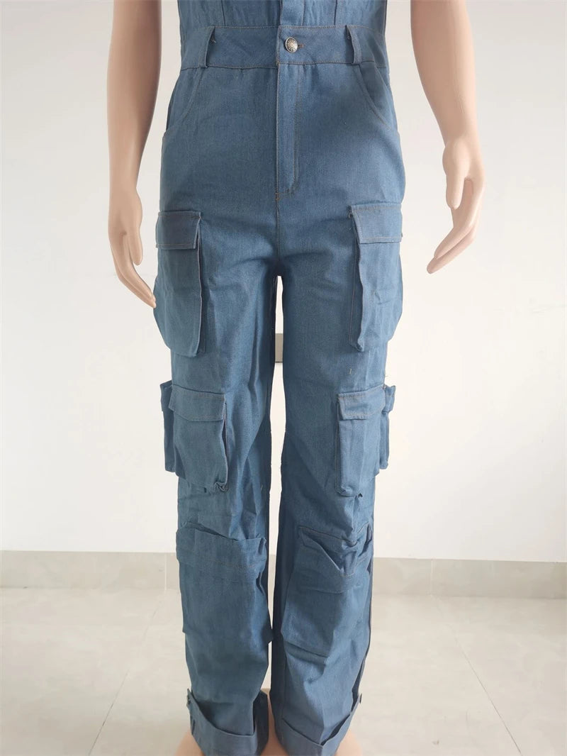 Denim Jumpsuits