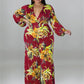 Plus Size Jumpsuit  Print One Piece