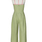 Ruched Strapless Wide Legs Jumpsuits
