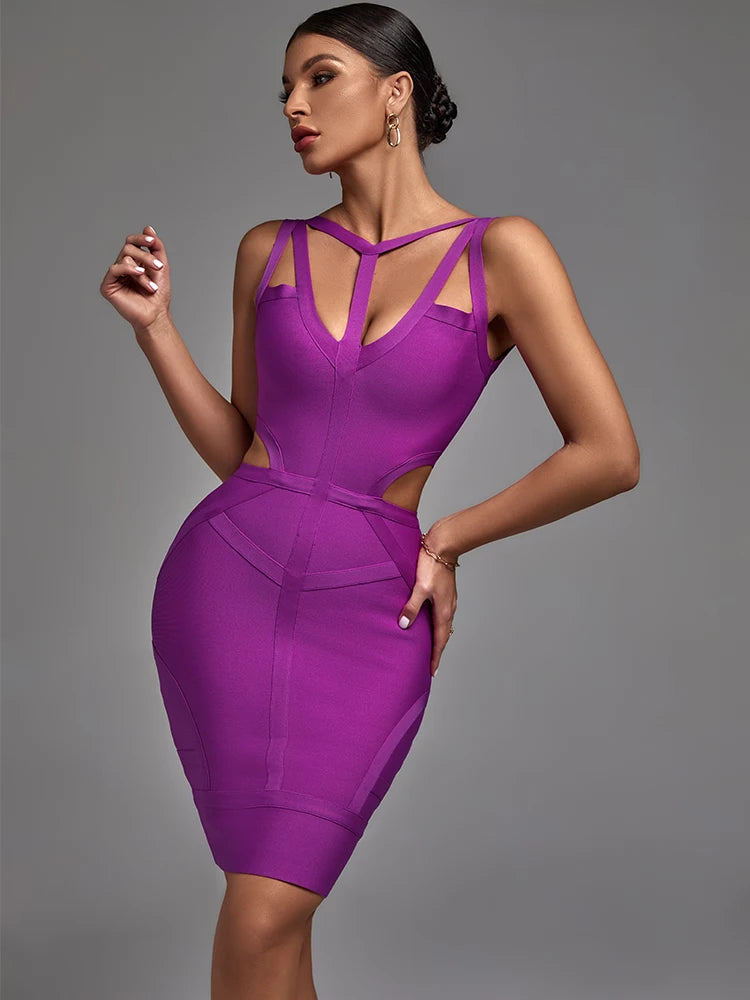 Strappy  Bodycon  Elegant Dress