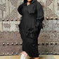 Plus Size  Hooded Maxi Dress