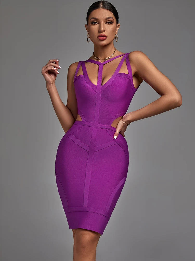 Strappy  Bodycon  Elegant Dress