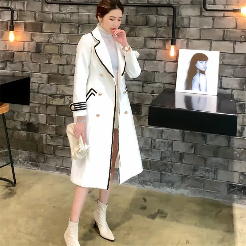 Women's Wool Coat  Mid-Length