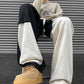 Loose Cotton Pocket Drawstring Trousers