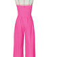 Ruched Strapless Wide Legs Jumpsuits