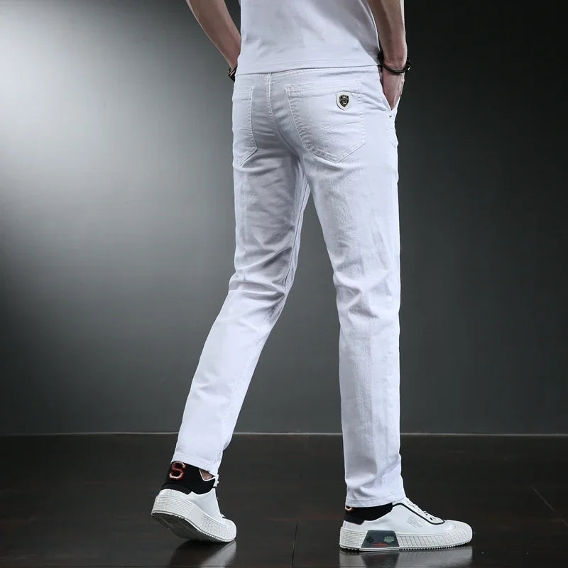 White Slim Jeans Advanced Stretch Skinny Jeans