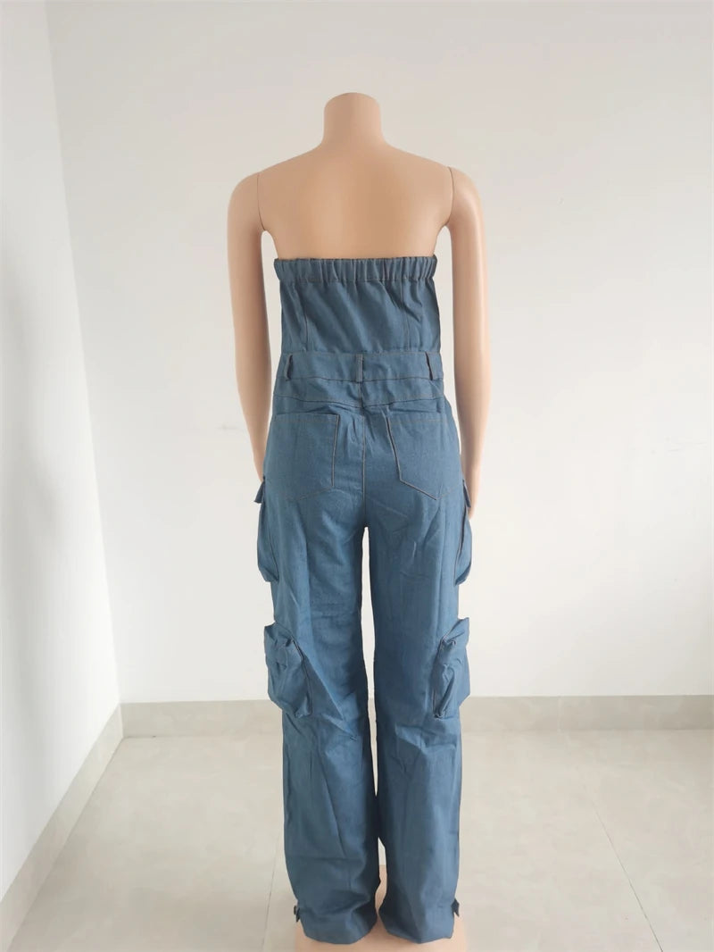 Denim Jumpsuits