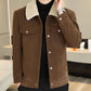 Thick Corduroy Men's Coats Winter Fleeced