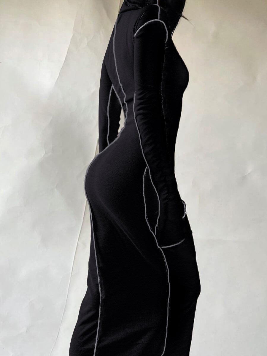 Bodycon Hooded Dresses - JELESACK