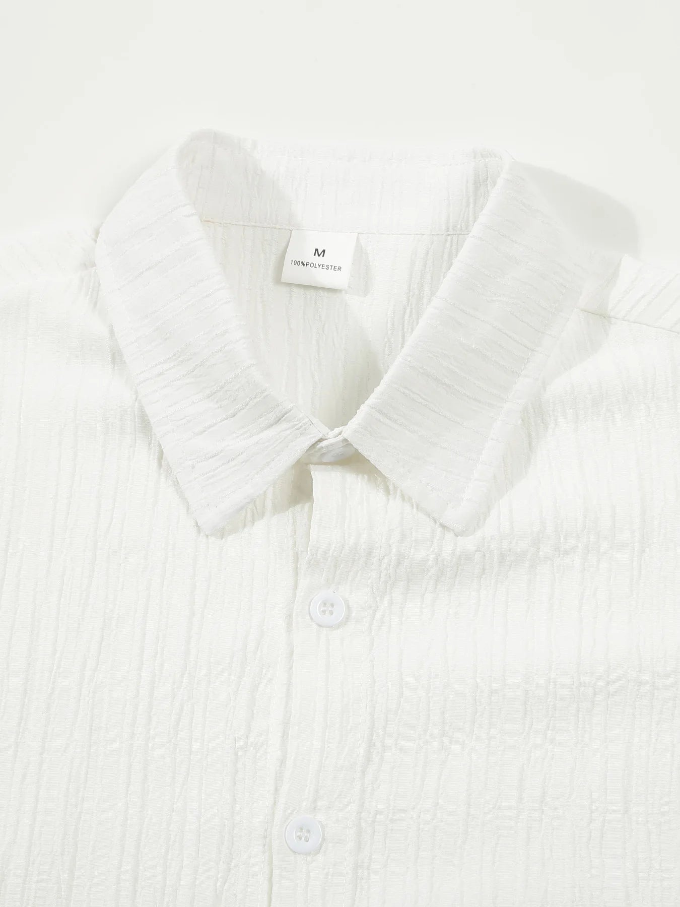 men's shirt set solid colour