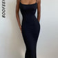 Strap Backless Long Maxi Dresses - JELESACK