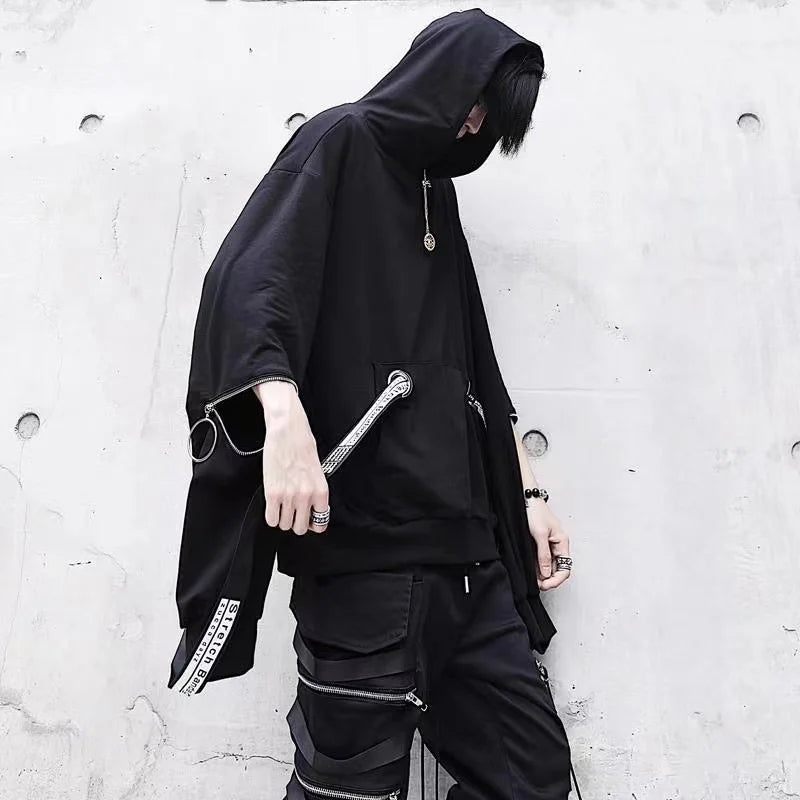 Men's Set Black Hoodies +Pants - JELESACK