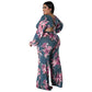 Plus Size Jumpsuit  Print One Piece