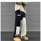 Loose Cotton Pocket Drawstring Trousers