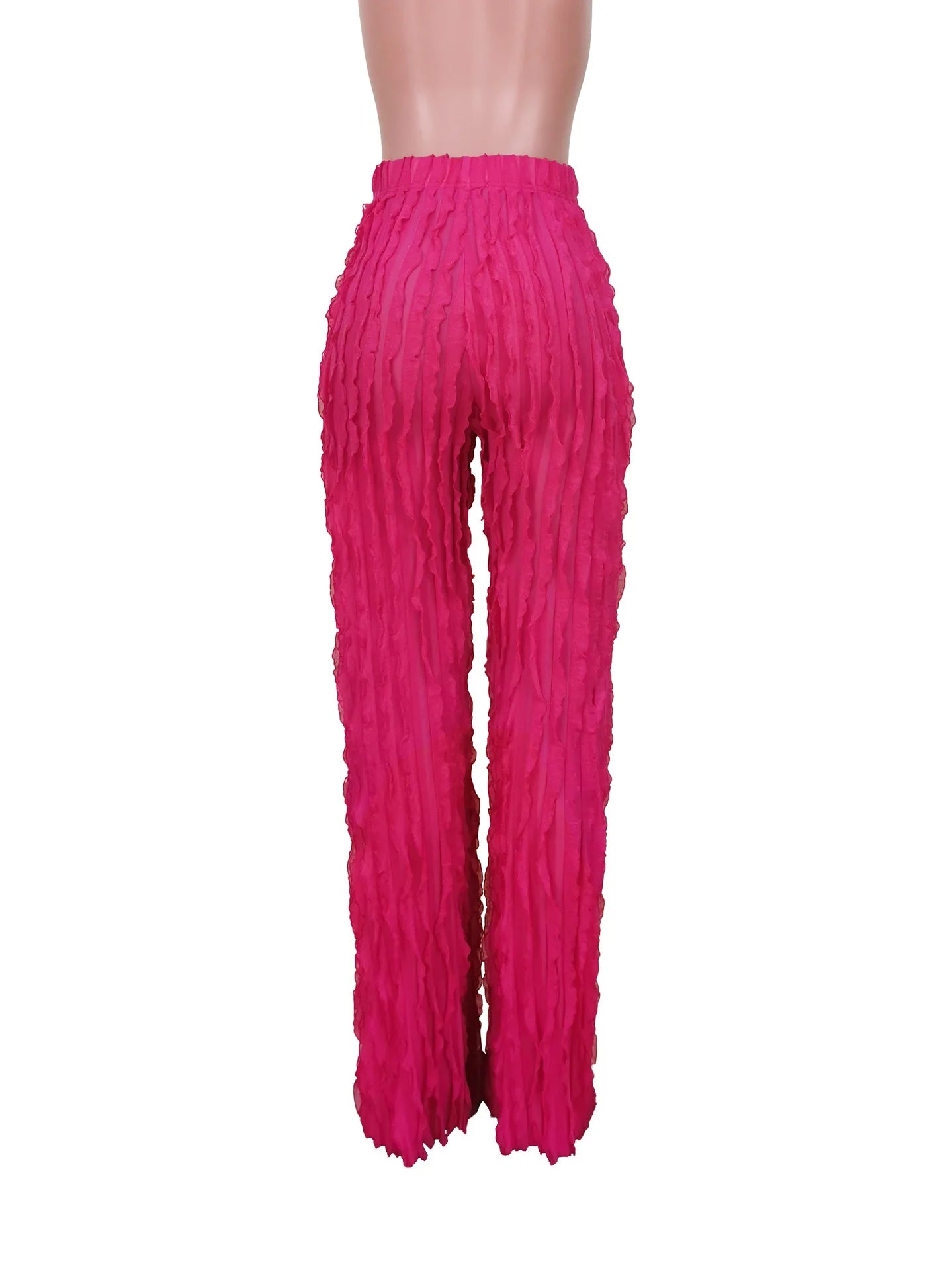 Ruffles Straight  pants