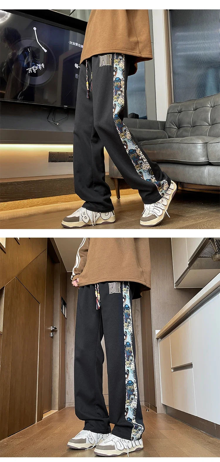 Silk Jogger Pants