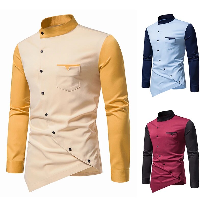 Unique Long Sleeve Men's Shirt - JELESACK