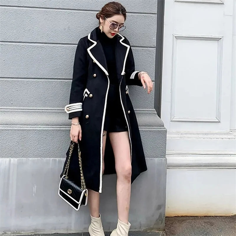 Women's Wool Coat  Mid-Length