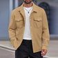 Men's lapel single breasted outerwear