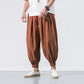 Loose Oversized Style Cotton and Linen Pants