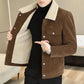 Thick Corduroy Men's Coats Winter Fleeced