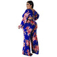 Plus Size Jumpsuit  Print One Piece