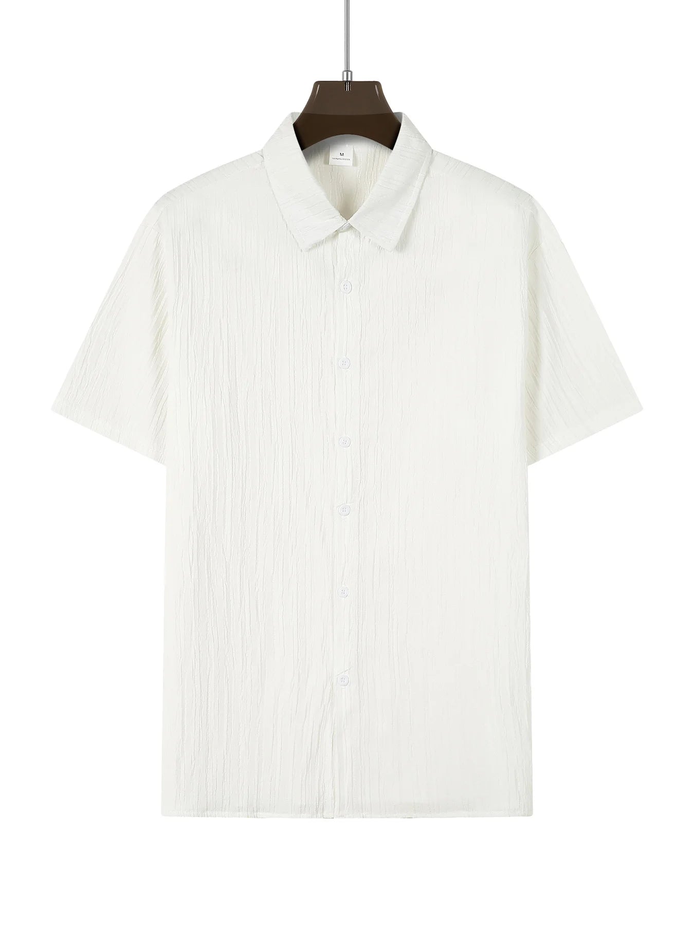 men's shirt set solid colour