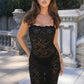 See Through Lace Dress - JELESACK