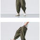 Loose Oversized Style Cotton and Linen Pants