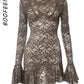 See Through Lace Dress - JELESACK