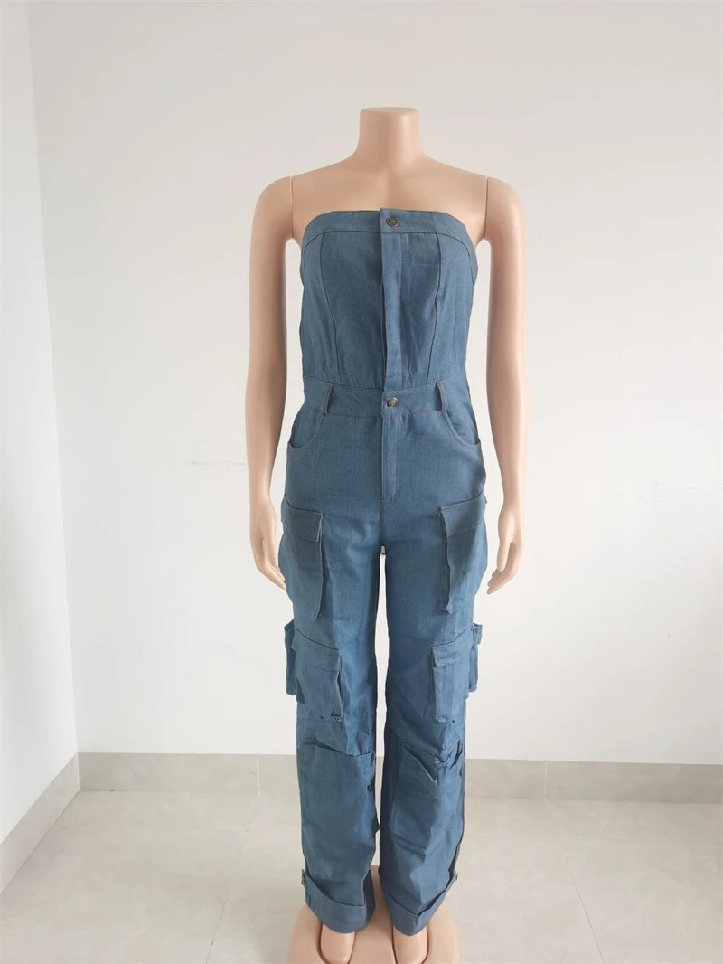 Denim Jumpsuits