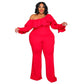 Plus Size  Jumpsuit Urban Leisure Bodysuit