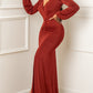 Elegant Long Gown Dress For Parties - JELESACK