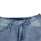 Embroidery Denim High Waist Straight Leg Jeans